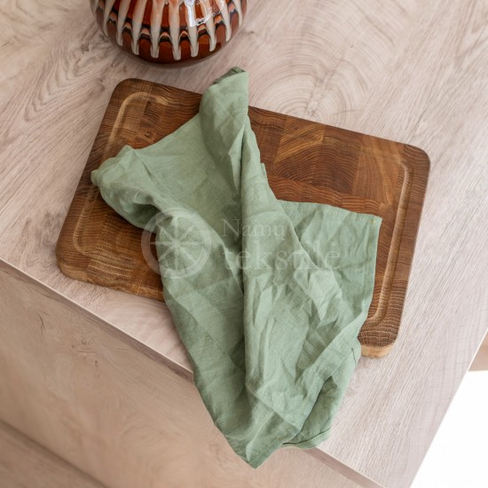 Soft linen kitchen towel 35x50 GREEN